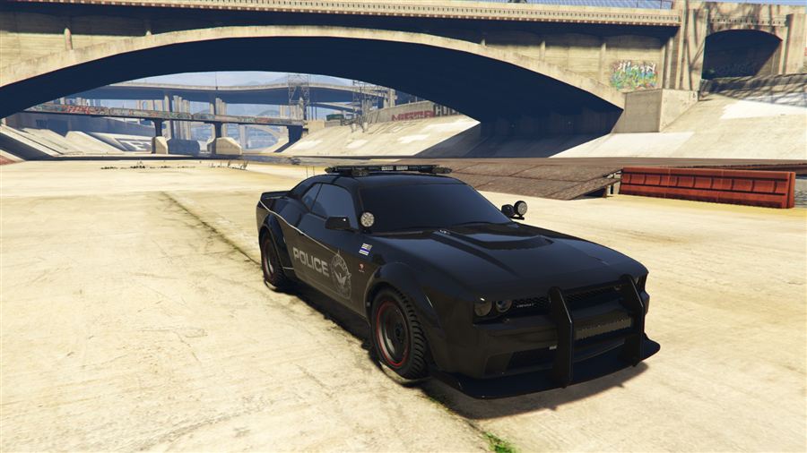 Bravado Police Gauntlet Hellfire — front