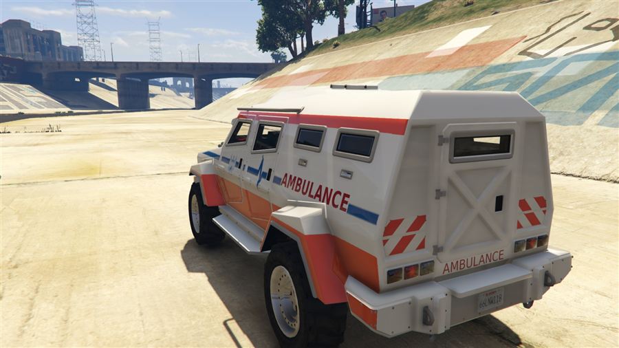 Brute Insurgent Ambulance — rear